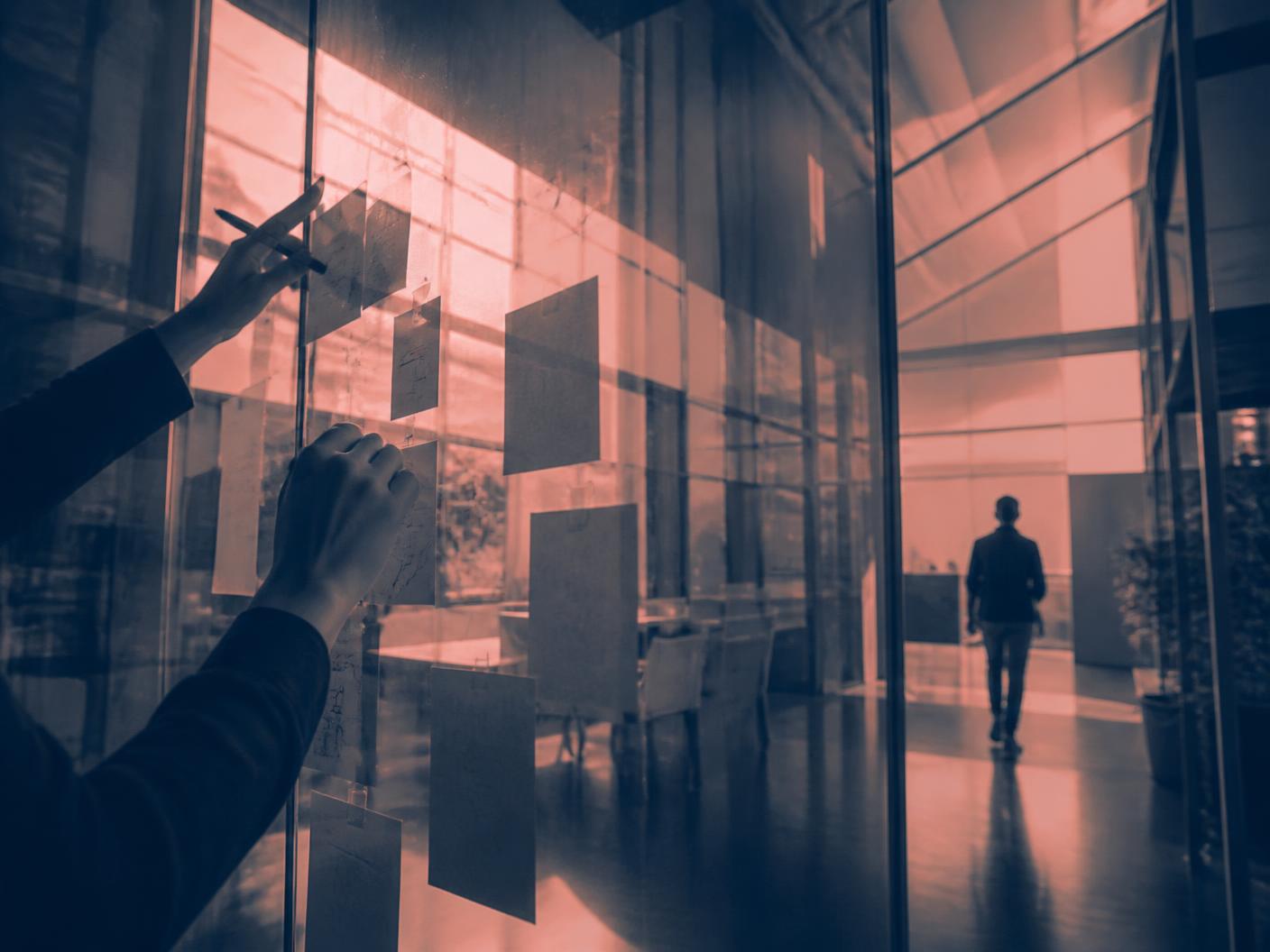 Workshop notes on glass in a light-filled workspace